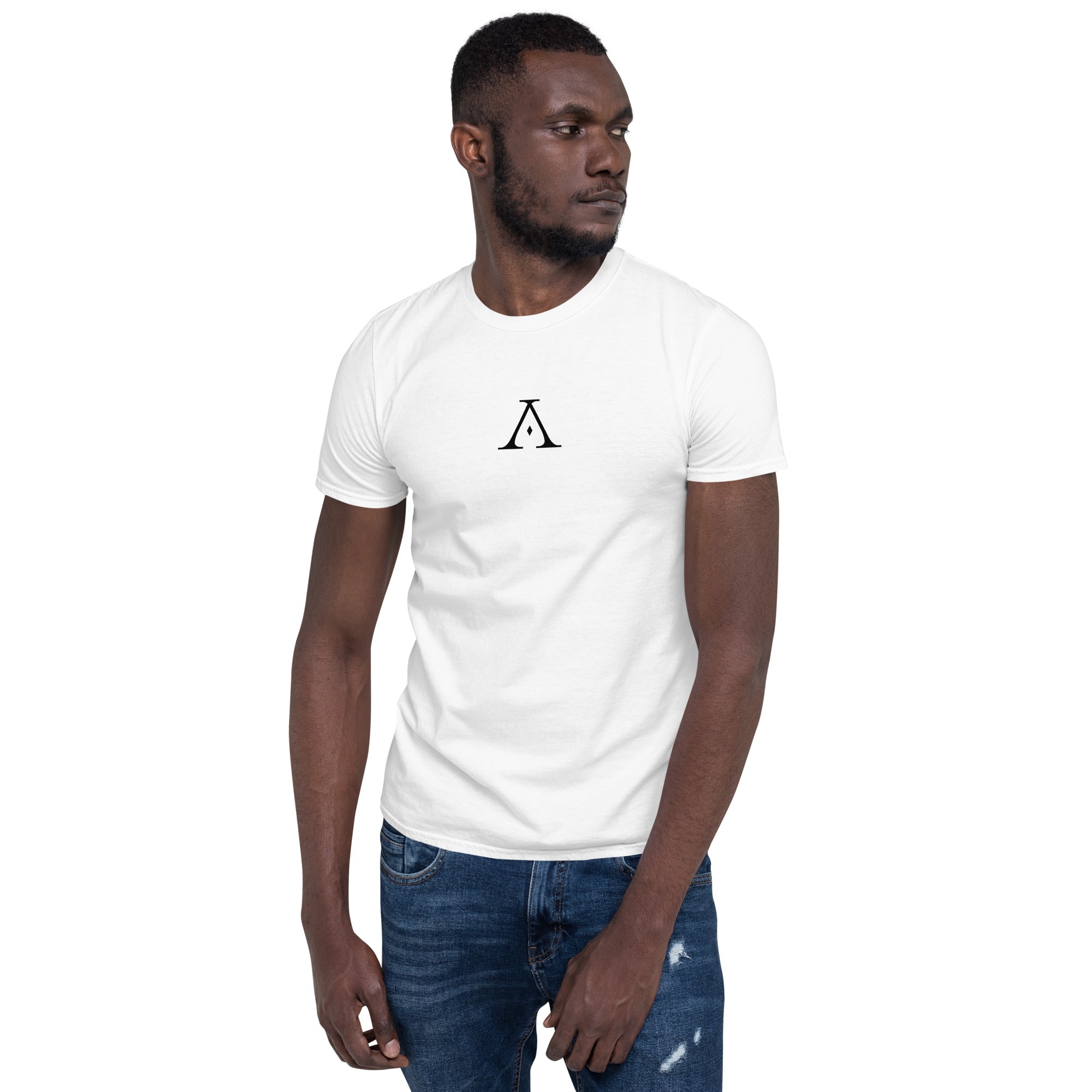 Fitted Logo T - White