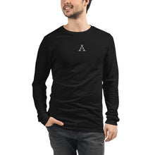 Load image into Gallery viewer, Logo Long Sleeve Tee (Black/ Heather)
